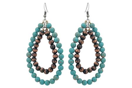 DOUBLING UP EARTH  SKY ATTITUDE EARRINGS