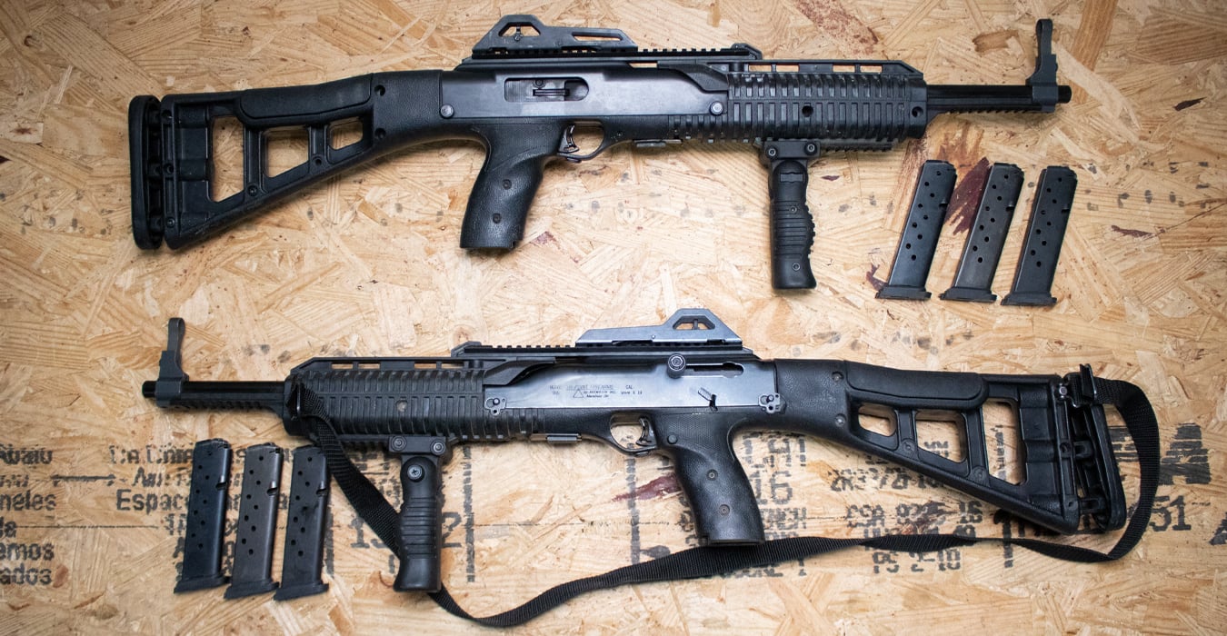 Hi Point 995 9mm Police Trade-In Carbine with Forward Grip and Three Magazines