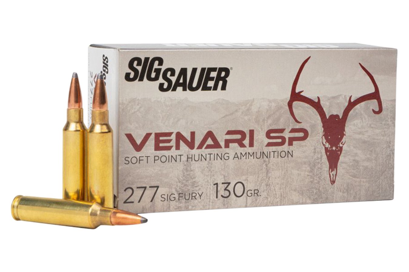 SIG SAUER VENARI 277 SIG FURY 130 GR 2710 FPS SOFT POINT (SP) 20