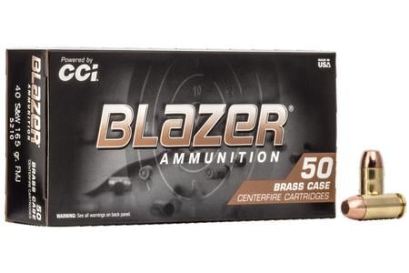 CCI AMMUNITION 40SW 165 gr FMJ Blazer Brass 50/Box