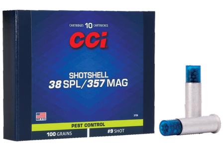 CCI AMMUNITION 38 Spl/357 Mag 100 gr #9 Shotshell 10/Box