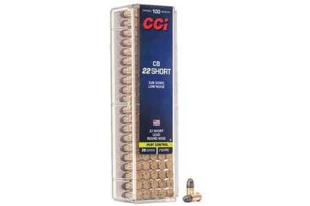 CCI AMMUNITION 22 CB Short 29 gr LRN Subsonic 100/Box