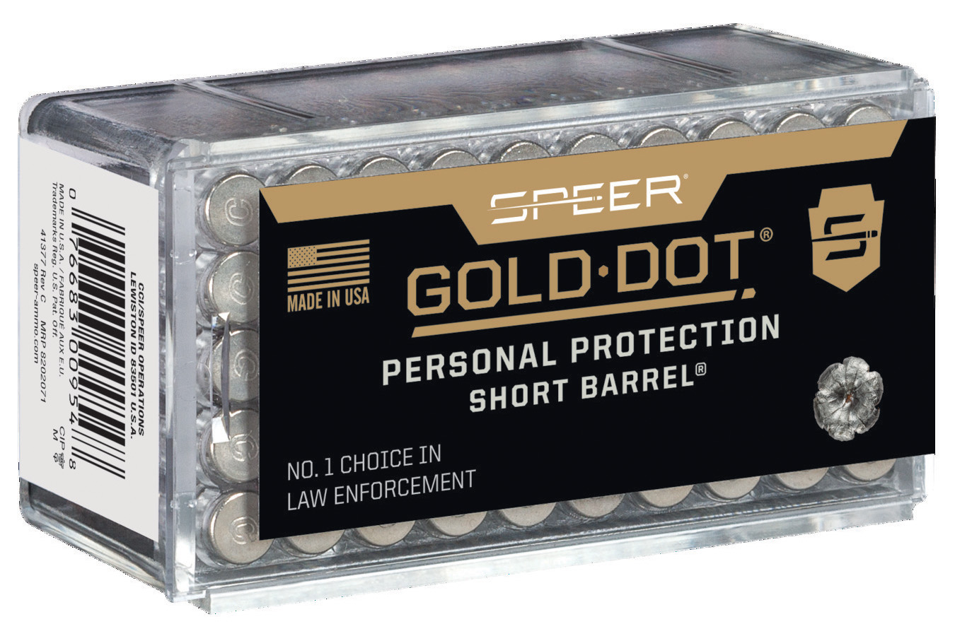 SPEER AMMUNITION 22 WMR 40 GR GDHP SHORT BARREL