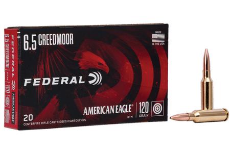 FEDERAL AMMUNITION 6.5 Creedmoor 120 gr Open Tip Match American Eagle 20/Box