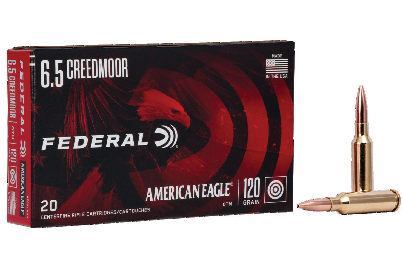 FEDERAL AMMUNITION 6.5MM CREEDMOOR 120 GR OTM