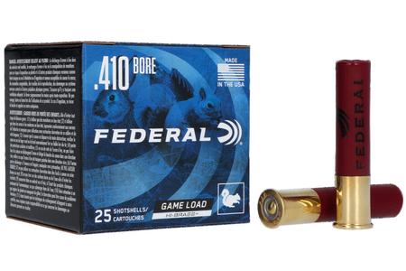 Federal 410 Ga 2 1/2 in 1/2 oz #6 Game-Shok 25/Box
