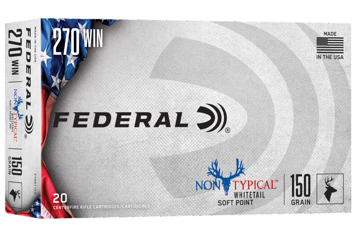 FEDERAL AMMUNITION 270 WIN 150 GR NON TYPICAL SOFT POINT