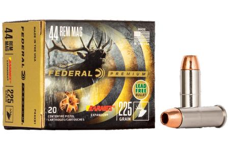 Federal 44 Rem Mag 225 gr Barnes Expander Vital-Shok 20/Box