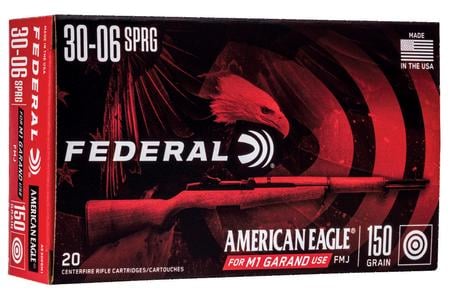 Federal 30-06 Springfield 150 gr FMJ M1 Garand 20/Box