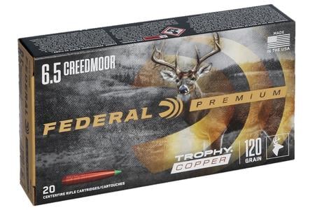 6.5 CREEDMOOR 120 GR TROPHY COPPER VITAL-SHOK