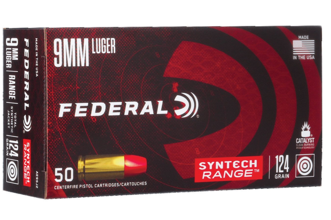 FEDERAL AMMUNITION 9MM 124 GR TOTAL SYNTHETIC JACKET