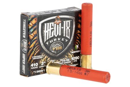 Hevi Shot 410 Bore 3 in 13/16oz 7 Shot Tungsten HEVI-18 Turkey TSS 5/Box