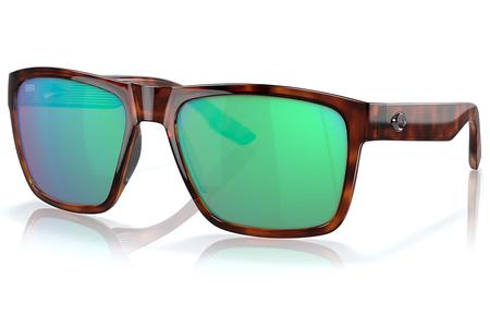 PAUNCH XL TORTOISE WITH GREEN MIRROR LENSES