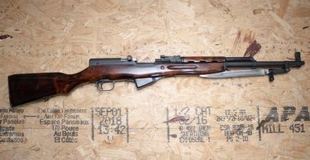 RUSSIA SKS 7.62x39mm Police Trade-In Rifle w/Bayonet and Soviet Tula Stamp