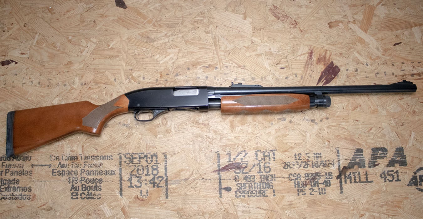 Winchester Model 1300 12-Gauge Police Trade-In Shotgun w/Slug Barrel and Rifle Sights