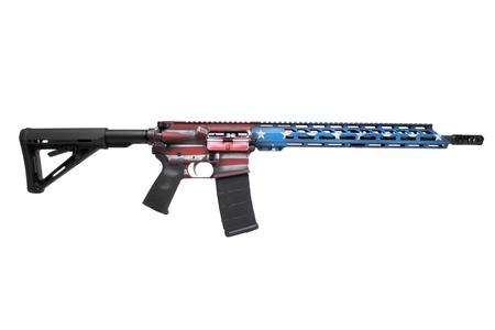 ANDERSON MANUFACTURING AM-15 223 WYLDE BATTLE WORN AMERICAN FLAG