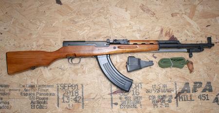 UNKNOWN SKS 7.62x39mm Police Trade-In Rifle with Bayonet, Two Magazines, Sling