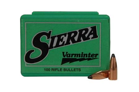 SIERRA BULLETS 22 Cal 50 Grain Spizer Varminter Bullets 100/Bx