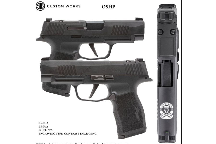 Sig Sauer P365XL 9mm Optic Ready StrikerFired Pistol with OSHP 90th