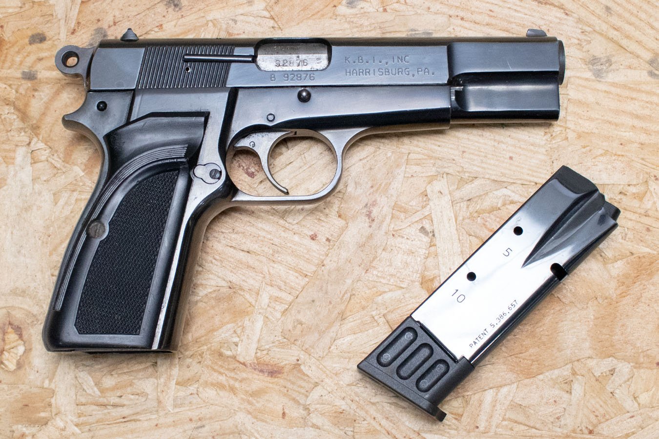 FEG PJK-9HP 9mm Police Trade-In Pistol with Contoured Grips