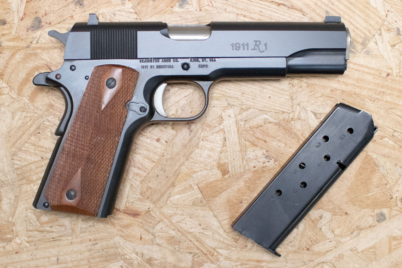 Remington 1911R1 45ACP Police Trade-In Pistol with Stainless Barrel