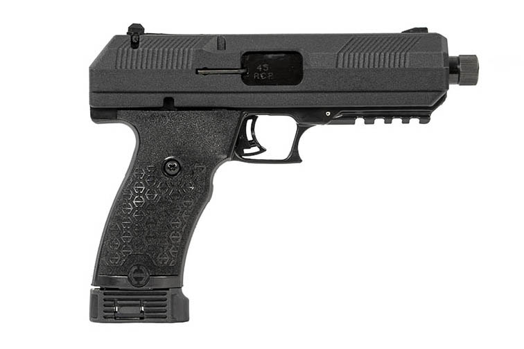 JHP-45 GEN 2 45ACP FULL-SIZE PISTOL WITH BLACK FINISH AND THREADED BARREL