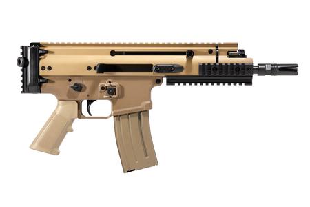 FNH SCAR 15P 5.56 NATO SEMI-AUTO PISTOL WITH 7.5 INCH BARREL AND FDE FINISH