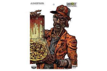 DARKOTIC SPECIAL DELIVERY ZOMBIE PIZZA DELIVERY 12X18 INCH 8 PKG