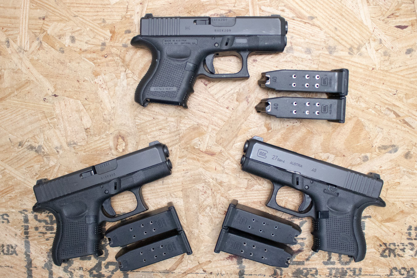 GLOCK 27 GEN4 NS 40SW POLICE TRADE-INS (GOOD) 