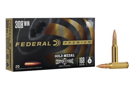 FEDERAL AMMUNITION 308 Win 168 gr OTM Gold Metal Centerstrike 20/Box