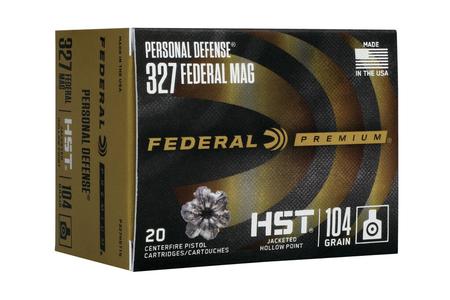 FEDERAL AMMUNITION 327 Federal Magnum 104 gr HST JHP Personal Defense 20/Box