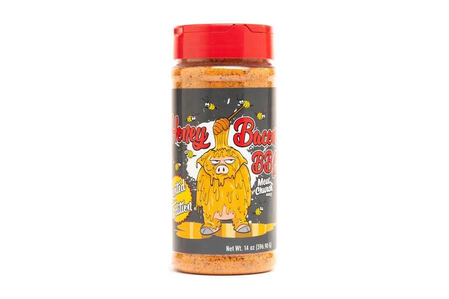 Meat Church Honey Bacon BBQ Rub 14oz Shaker
