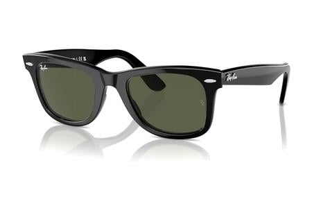 WAYFARER BLACK W/G-15 GREEN