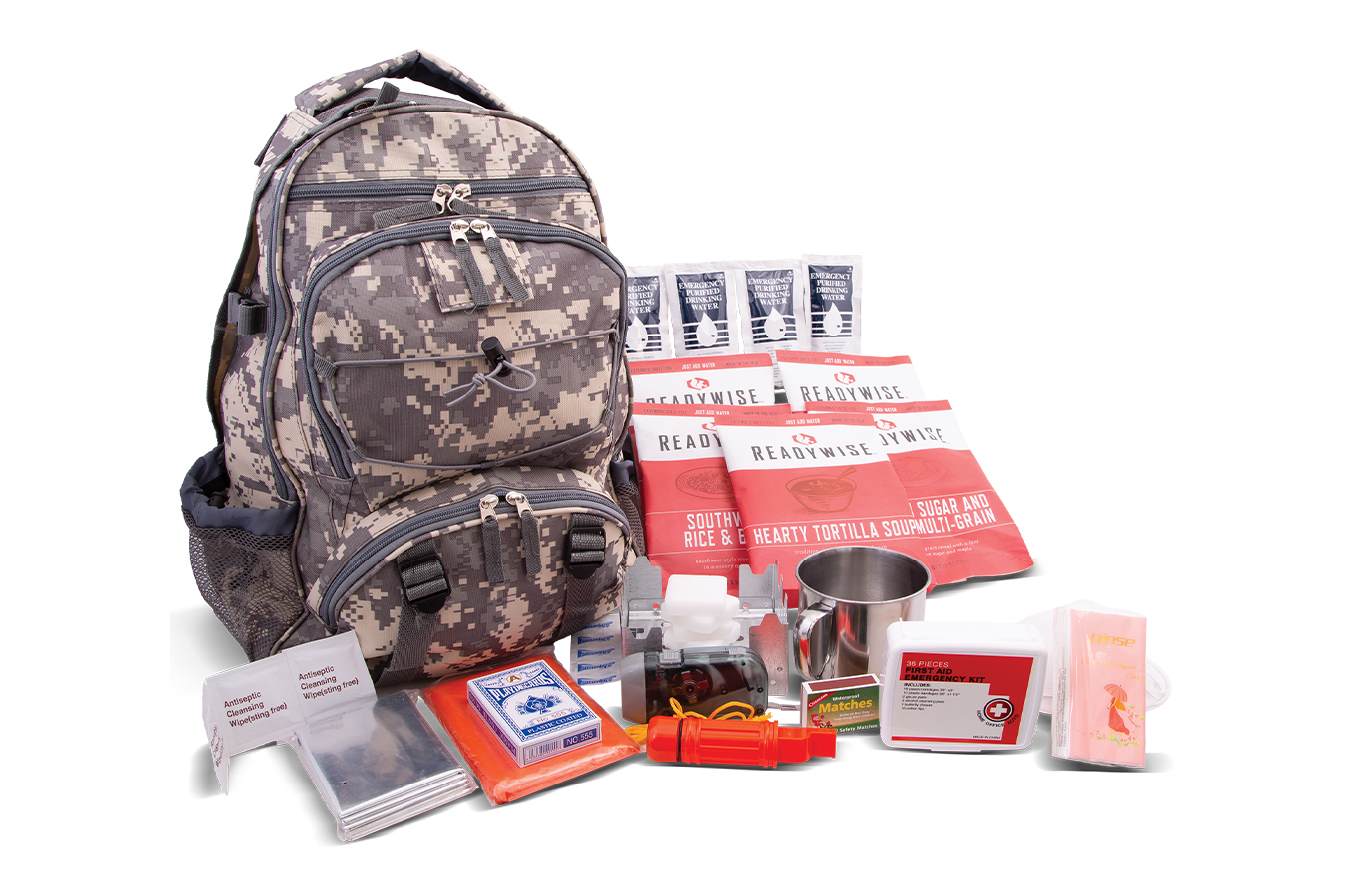 Wise Company 5-Day Survivial Backpack 32 Servings Per Pack