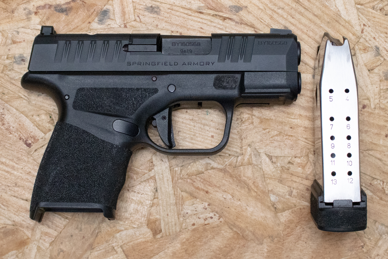 Springfield Hellcat 9mm Police Trade-In Pistol, Optics Ready w/Extended Mag