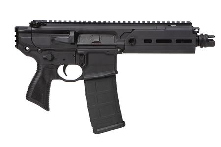 SIG SAUER MCX RATTLER 5.56 5.5` CARBON STEEL BARREL BLACK ALUMINUM FRAME NO BRACE