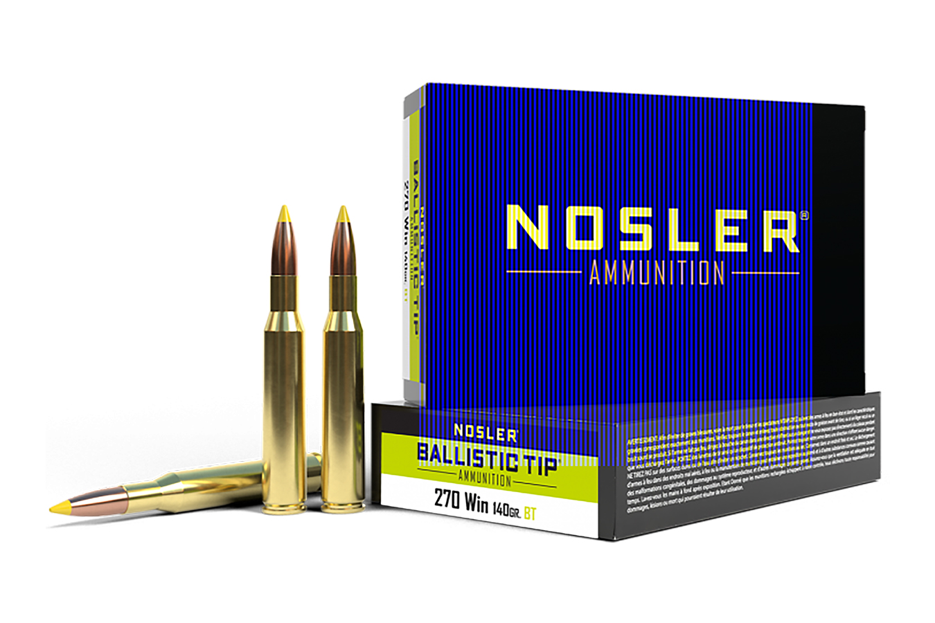 Nosler 270 Win 140 Grain SBT 20/Box