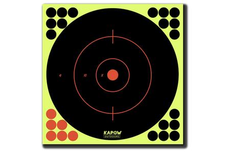 ADHESIVE REACTIVE 12IN BULLSEYE TARGET 5 PACK