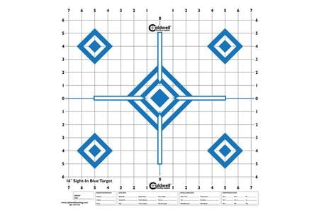 PAPER TARGET 16IN SIGHT-IN BLUE 10 PK