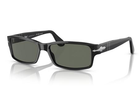 PO2747S SUNGLASSES WITH BLACK FRAMES AND POLARIZED GREEN LENSES
