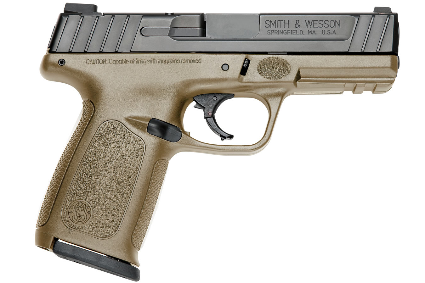 SMITH AND WESSON SD9 9MM 4IN FDE FRAME 16RD