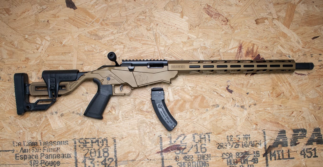Ruger Precision 22LR Used-Trade-In Rifle w/Bronze Finish, Threaded Barrel