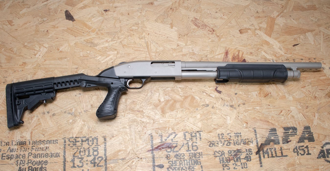 Mossberg 500 12 Gauge Used Trade-In Shotgun with Pistol Grip, Telescoping Stock