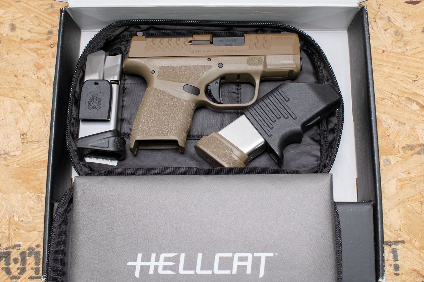 Springfield Hellcat 9mm Used Trade-In Pistol with Two Mags, FDE Finish