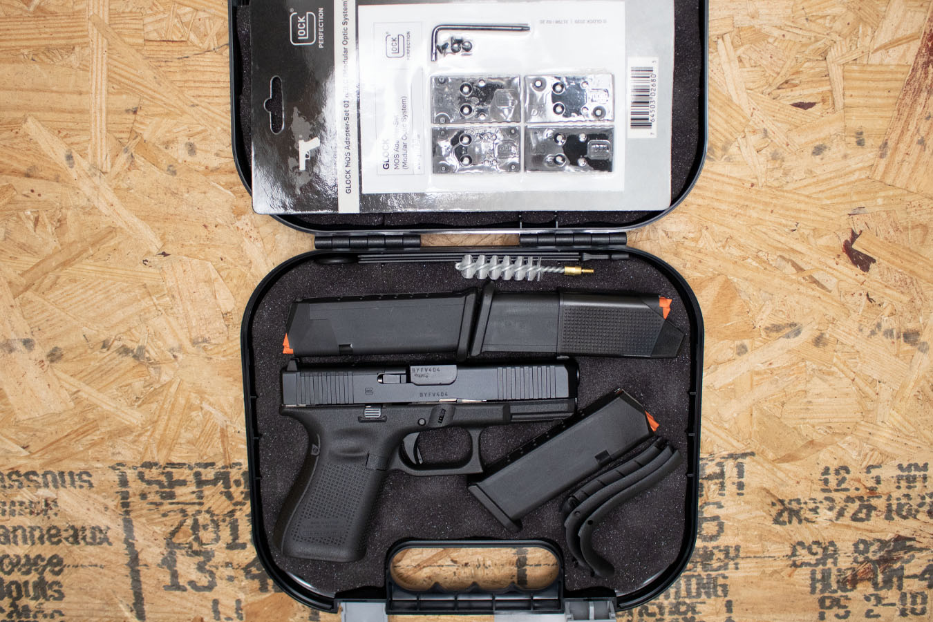 thumbnail image 2 of Glock 19X MOS OEM Complete Gen 5 Slide – Coyote, 9mm, Adapter Plates Included, No Barrel 2 of 5