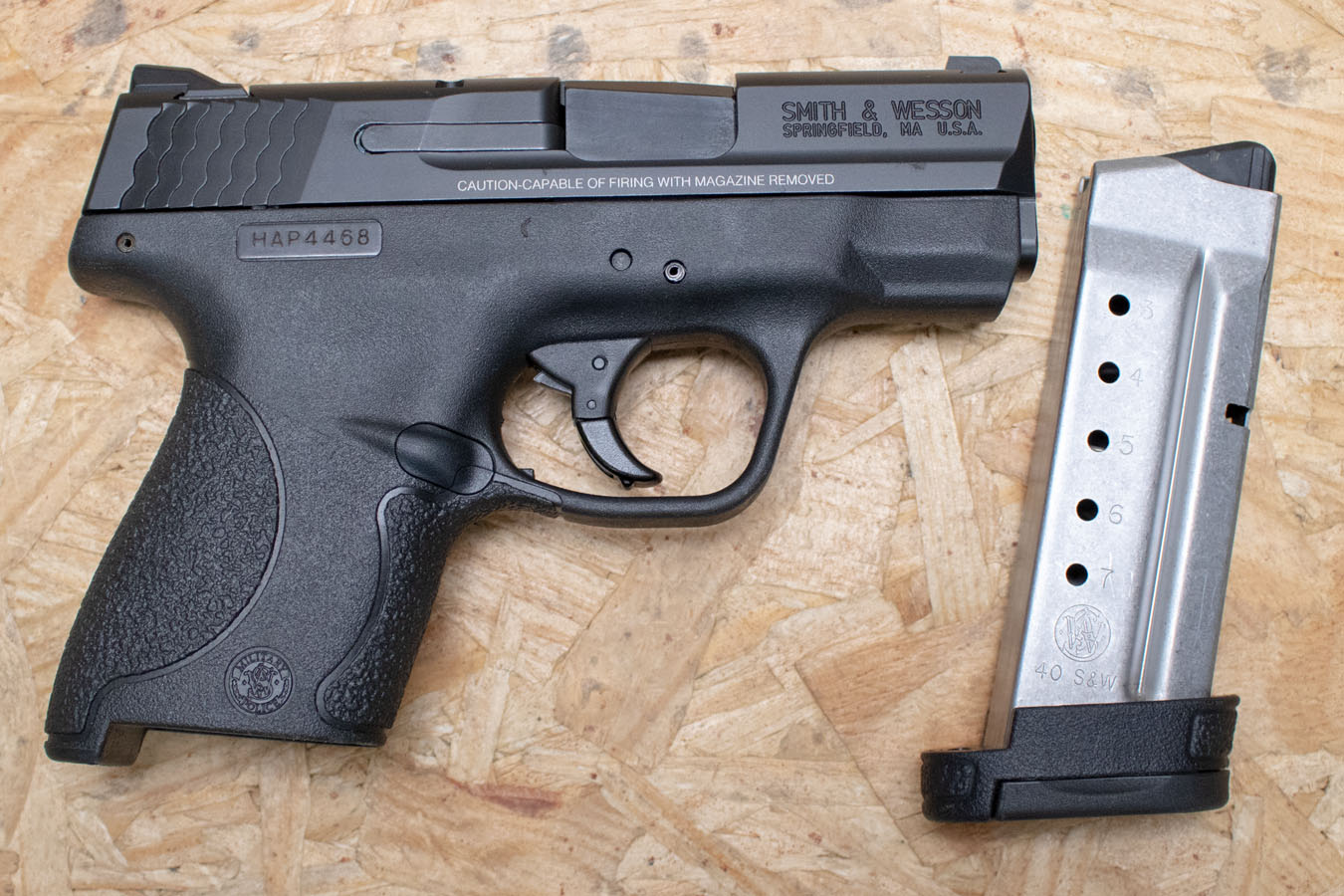 Smith & Wesson M&P40 Shield 40 S&W Used Trade-In Pistol with Extended Mag