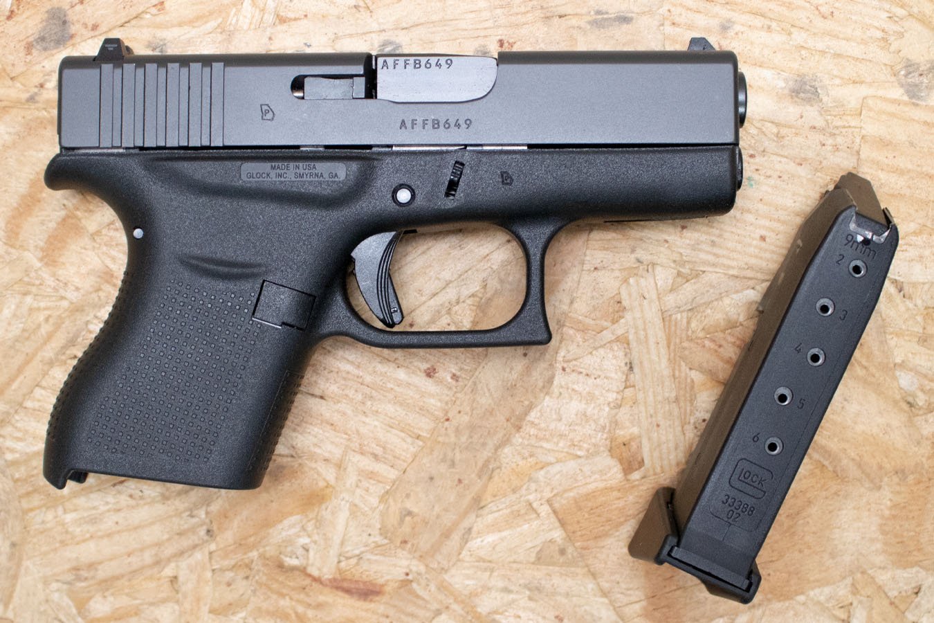 Glock 43 9mm Used Trade-In Single-Stack Pistol