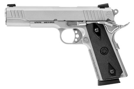 1911 SILVER FINISH 45 ACP BLEMISH