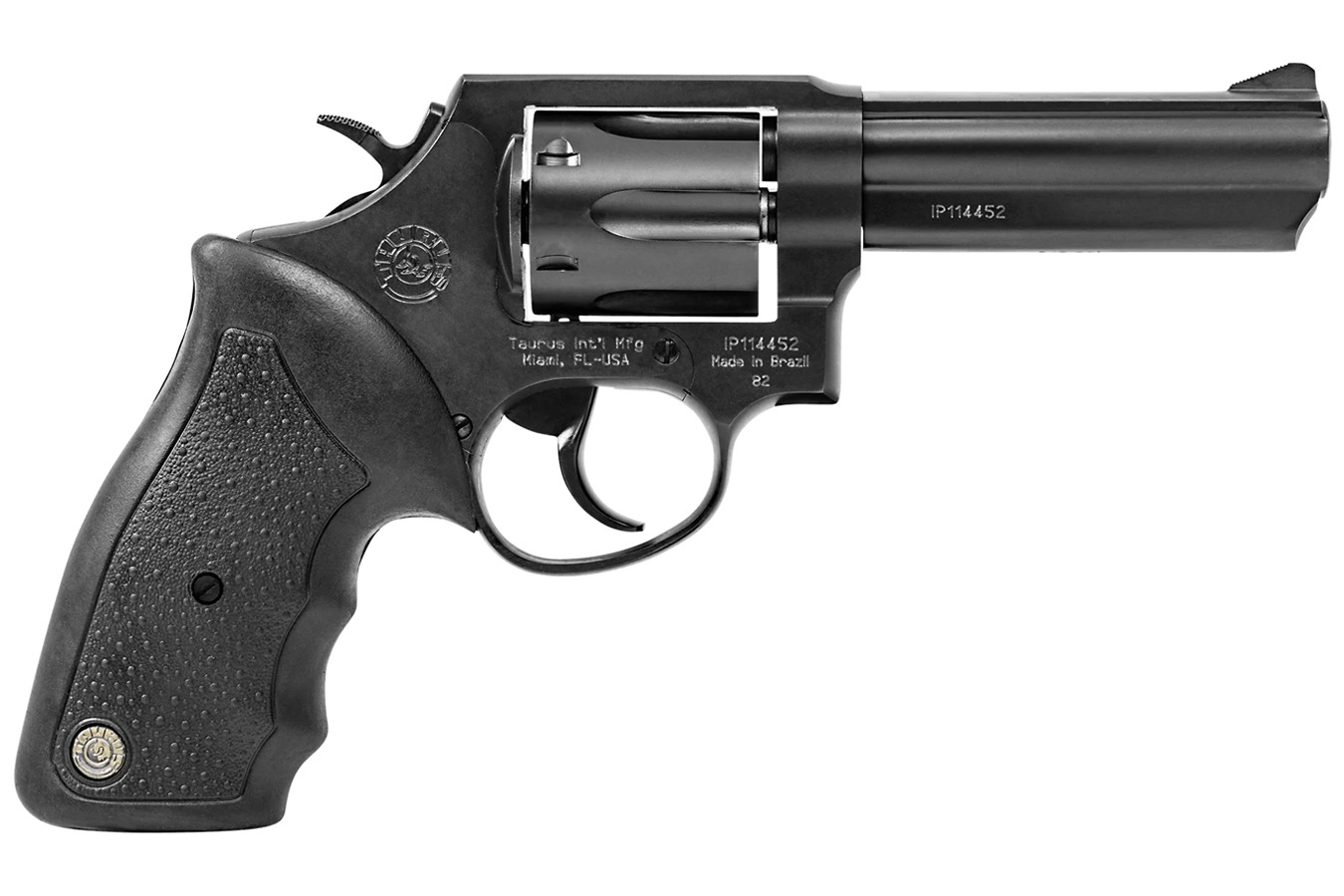 Taurus Model 82 DA/SA 38 Special Revolver with Matte Black Finish and Rubber Grip (Blemished)