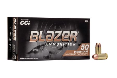 CCI AMMUNITION 40SW 180 gr FMJ Blazer Brass 50/Box